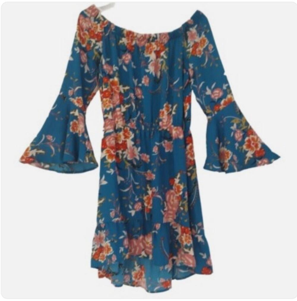 ✨ Stunning Xhilaration Off-the-Shoulder Floral Dress – Size Medium ✨